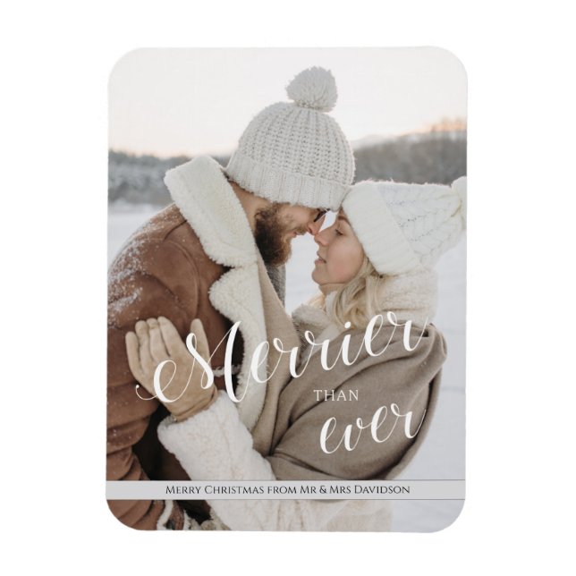 Ímã Feriados de Natal Mais Felizes que Feriado de Foto (Vertical)