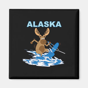 Imã Férias de Esqui Aquático no Moose Lake, Alasca