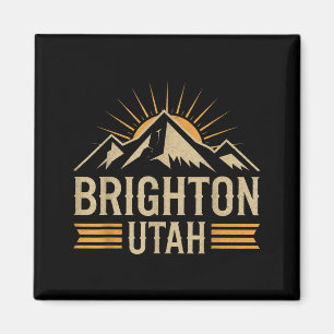 Imã Férias de esqui na montanha Brighton utah esqui ut