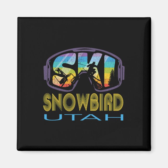 Imã Férias de Esqui Ski Snowbird Utah (Frente)