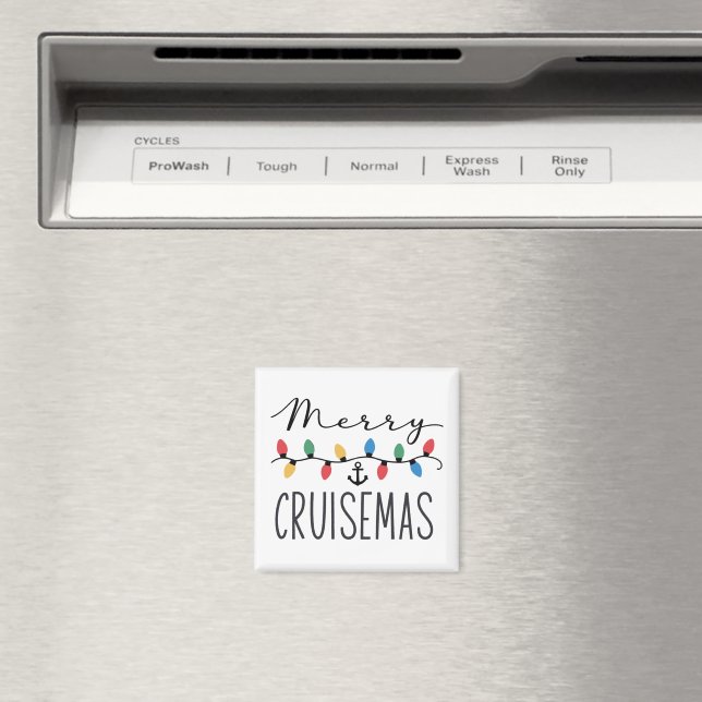 Imã Férias de Natal em Cruzeiro Familiar Feliz  (In Situ (Dishwasher))