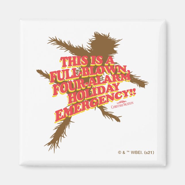 Imã Férias de Natal | Emergência de Feriado de Quatro  (Frente)