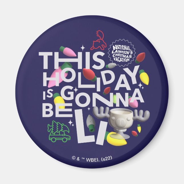 Imã Férias de Natal | Este Feriado Estará Fora (Frente)