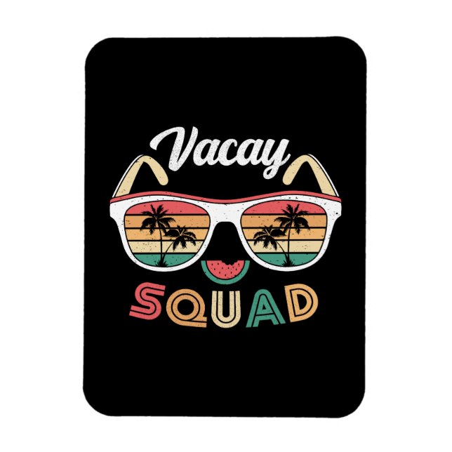 Ímã Férias de Verão de Praia Funny Squad (Vertical)