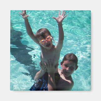 Imã Férias de Verão na Foto dos Avós