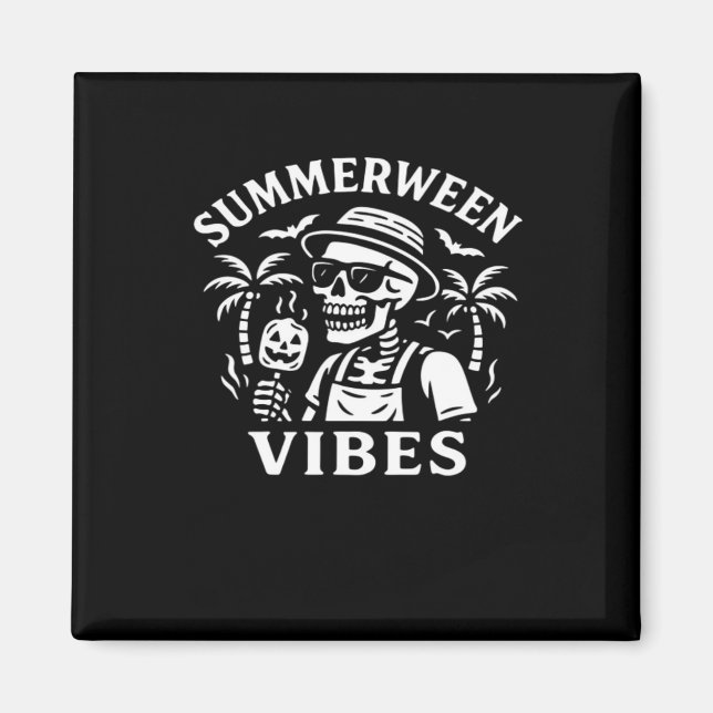 Imã Férias de Verão Summerberry Vibes Skeleton Hallowe (Frente)
