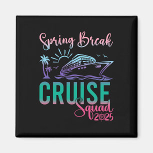 Imã Férias de Viagem da Família Spring Break Cruise Sq