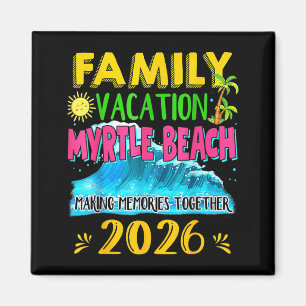 Imã Férias em Família Myrtle Beach 2026 Verão Feriado