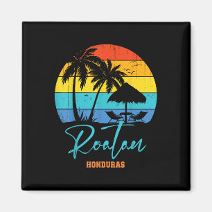 Imã Férias em Família Roatan Honduras Tapete de Férias