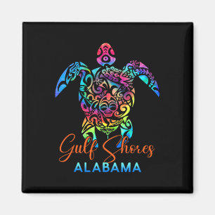 Imã Férias Familiares De Tartarugas Do Mar Do Alabama 