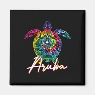 Imã Férias Familiares De Tartarugas Marinhas Aruba Tie