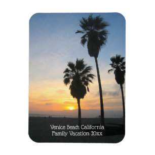 Ímã Férias Familiares Venice Beach Magnet