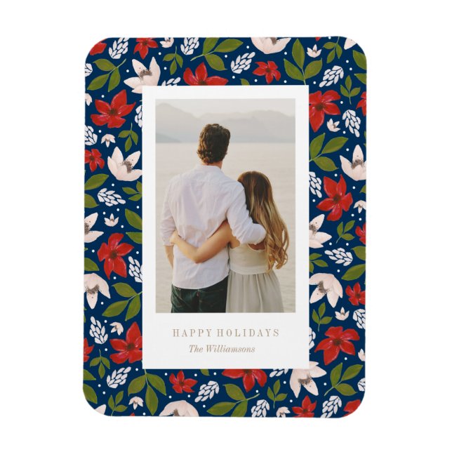 Ímã Férias Festivas Floral (Vertical)