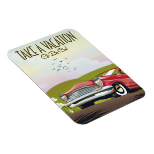 Ímã Férias - Ir de carro