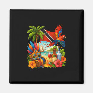 Imã Férias no Caribe em Trinidad e Togo Bandeira de Tr