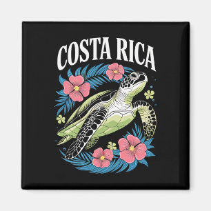 Imã Férias no Mar de Tartaruga da Costa Rica Tropical