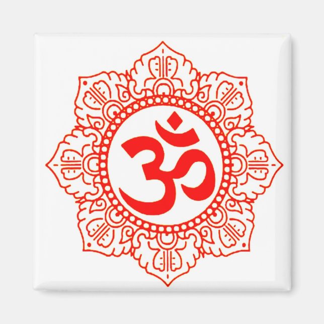 IMÃ FERIDAY GIFT MAGNETS OM EM PETAIS CHAKRA (Frente)