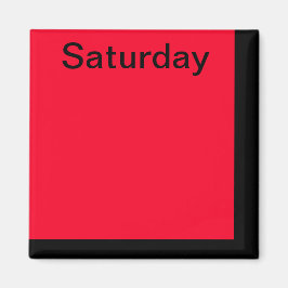 Imã Ferramenta visual do Calendário do Magnet do Dia d