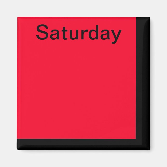 Imã Ferramenta visual do Calendário do Magnet do Dia d (Frente)