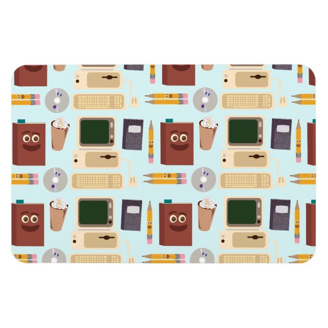 Ímã Ferramentas de Escrevendo de Cartoons Bonitos Mega (Horizontal)