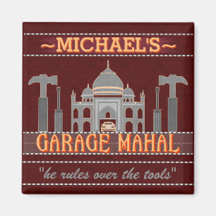 Imã Ferramentas de Mahal de Garagem Engraçada de Cave