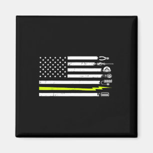 Imã Ferramentas Elétricas da Bandeira Americana Para E