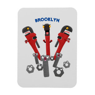 Ímã Ferramentas engraçadas de monstro de wrench