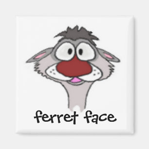 Imã Ferret Face Magnet