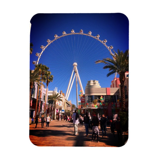 Ímã Ferris Wheel em Alto Cilindro Las Vegas #1 Magnet (Vertical)