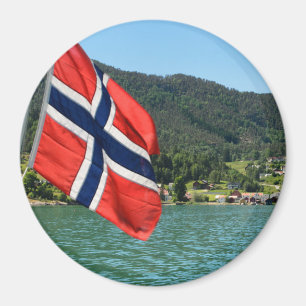 Imã Ferro-automóvel na Noruega com íman redondo