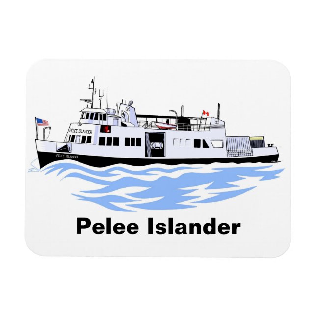 Ímã Ferro dos excelentes Pelee Islander (Horizontal)