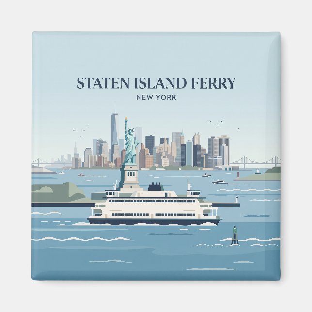 Imã Ferry de Staten Island Nova York (Frente)