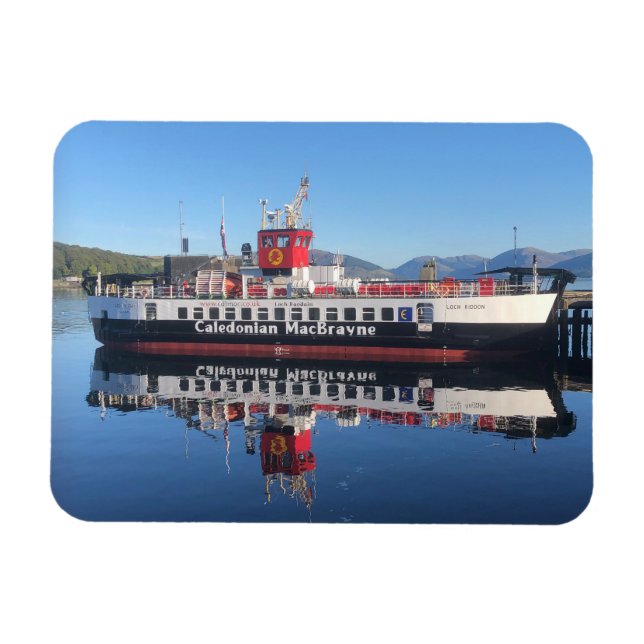 Ímã Ferry Loch Riddon, amarrado em Rothesay, Escócia (Horizontal)