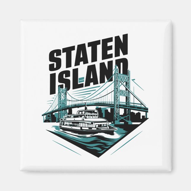 Imã Ferry Staten Island Nova York (Frente)