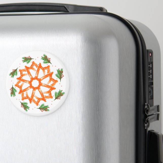 Imã FEST Orange Floral Natal (In Situ (Luggage))