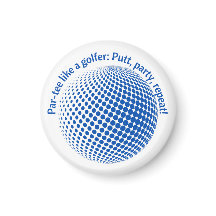 Festa como um golfista