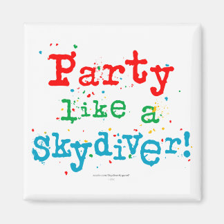 Imã Festa como um SKYDIVER!