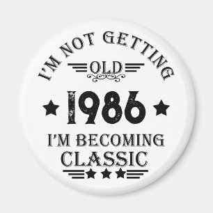 Imã Festa de aniversário de 35ª safra personalizada