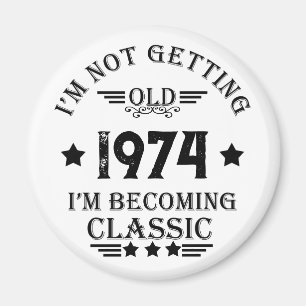 Imã Festa de aniversário de 50ª safra personalizada