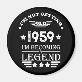 Imã Festa de aniversário de 65ª safra personalizada