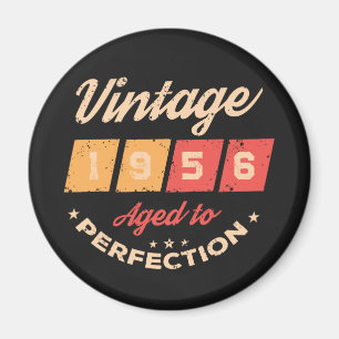 Imã Festa de aniversário de 70 anos vintage personaliz