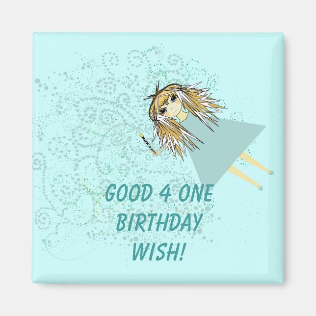 Imã Festa de aniversário de Dias Mágicos de Animação (Frente)