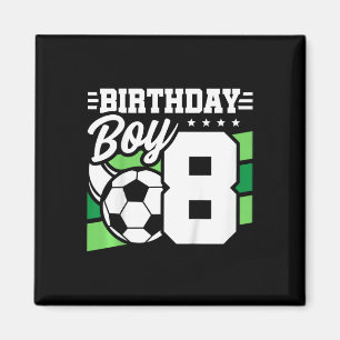 Imã Festa de Aniversário de Futebol Infantil - Menino
