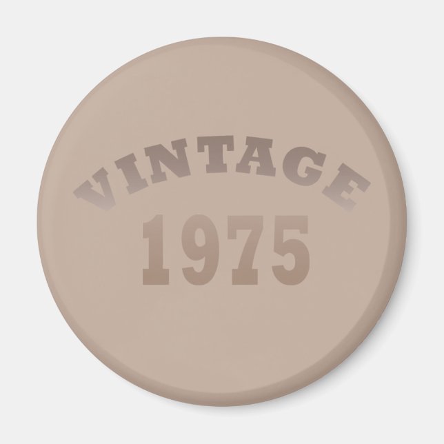 Imã festa de aniversário tema anos 70 (Frente)
