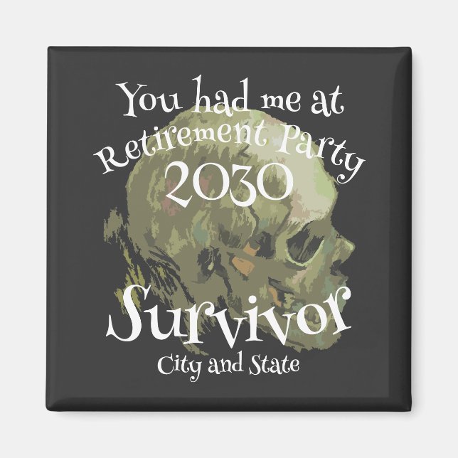 Imã Festa de Aposentadoria 2030 2031 2032 2034 2035 20 (Frente)