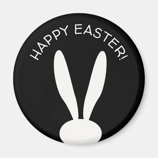 Imã Festa de Caça de Ovos Feriados de Felz pascoa Coel (Frente)