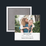Imã Festa de casamento Personalizada de Imagem Persona<br><div class="desc">Imagem personalizada de Festa de casamento de fotograma personalizada</div>