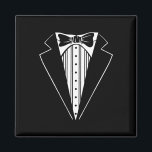 Imã Festa de casamento Tuxedo Coincidindo com Despedid<br><div class="desc">Festa de casamento Tuxedo Correspondente à despedida de solteiro Noivo Engraçado</div>