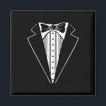 Imã Festa de casamento Tuxedo Coincidindo com Despedid<br><div class="desc">Festa de casamento Tuxedo Correspondente à despedida de solteiro Noivo Engraçado</div>