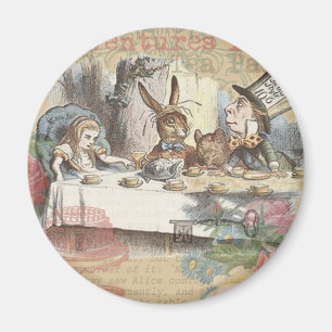 Imã Festa de Chá Maluca da Alice no País das Maravilha